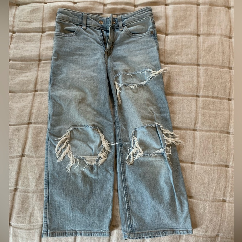 Abercrombie Kids Jeans (girls high rise wide leg)
